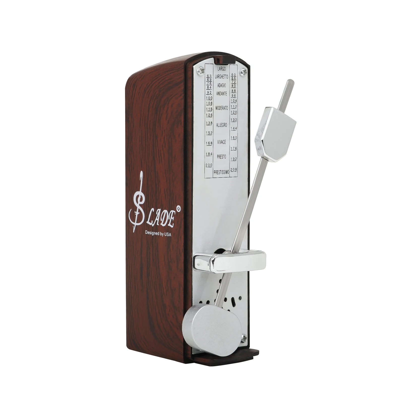 Small Size Mechanical Metronome Universal Instrument Accessory for Beginner Rhythm Pendulum for Guitar Piano Metronome Practice
