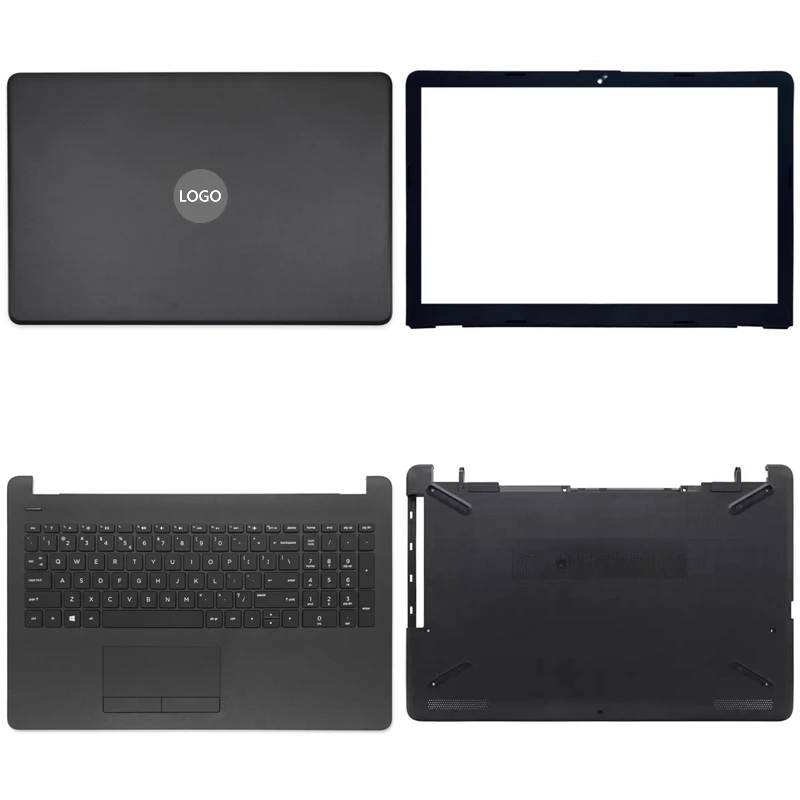 

New For HP 15-BS 15-BW 15-RA 250 G6 255 TPN-C129 Laptop LCD Back Cover Front Bezel Upper Palmrest Bottom Case Keyboard Hinges