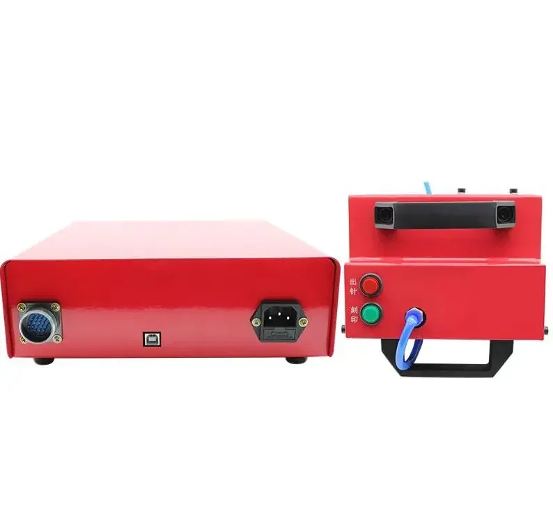 220V/110V Portable Metal Pneumatic Dot Peen Marking Machine For VIN Code(80*20mm) Frame Marking Machine chassis number