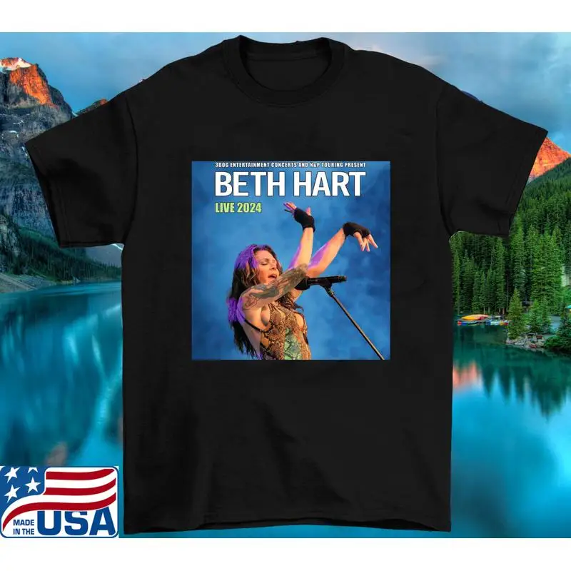 تي شيرت Beth Hart Live 2024 Tour مقاس كامل S 5XL