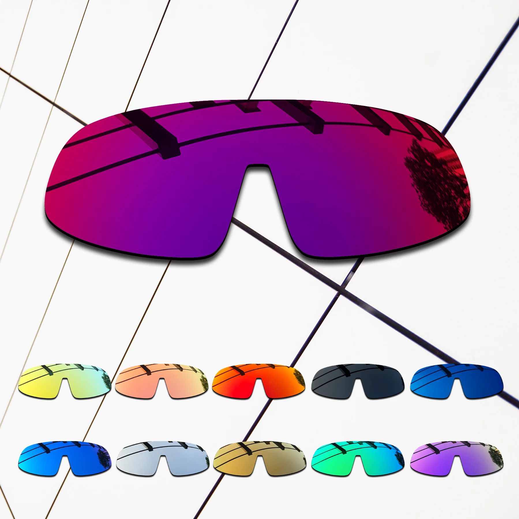 E.O.S Polarized Enhanced Replacement Lenses for Oakley RSLV OO9484D Sunglasses - Multiple Choice
