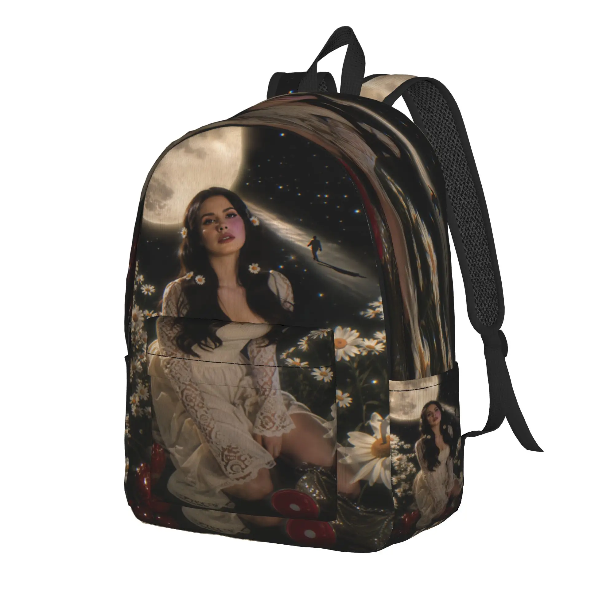 Lana Del Rey Singer Lizzy Grant  Backpack  Travel Backpacks Boy Kawaii School Bags Custom Print Rucksack