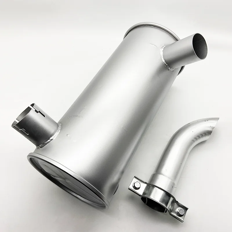 

Excavator Muffler Foton Lovol FR60-7 FR65-7 FR65V8 engine muffler assembly connecting pipe exhaust chimney accessories