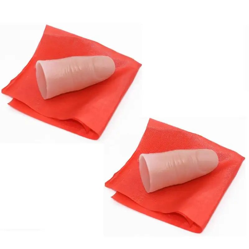 Truco De Magia Con Pulgar Falso – Desaparición De Pañuelo – Accesorio Realista Para Magos Principiantes Y Profesionales
