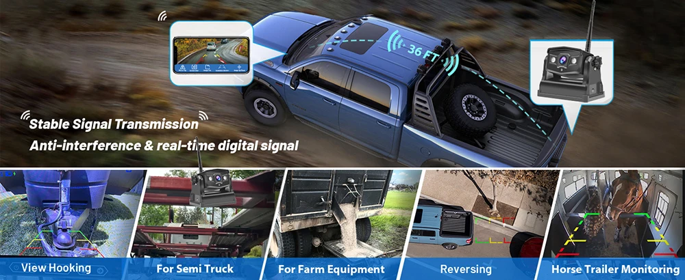 wireless vehicle camera features