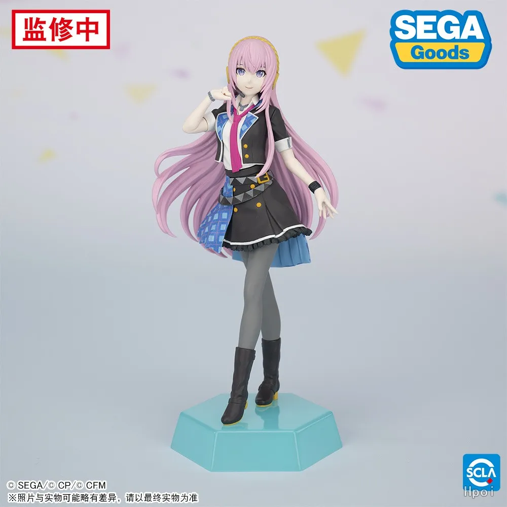 SEGA Original HATSUNE MIKU scène colorée bureau × décorer Collections MEIKO KAITO Megurine Luka Kagamine Len figurine jouet