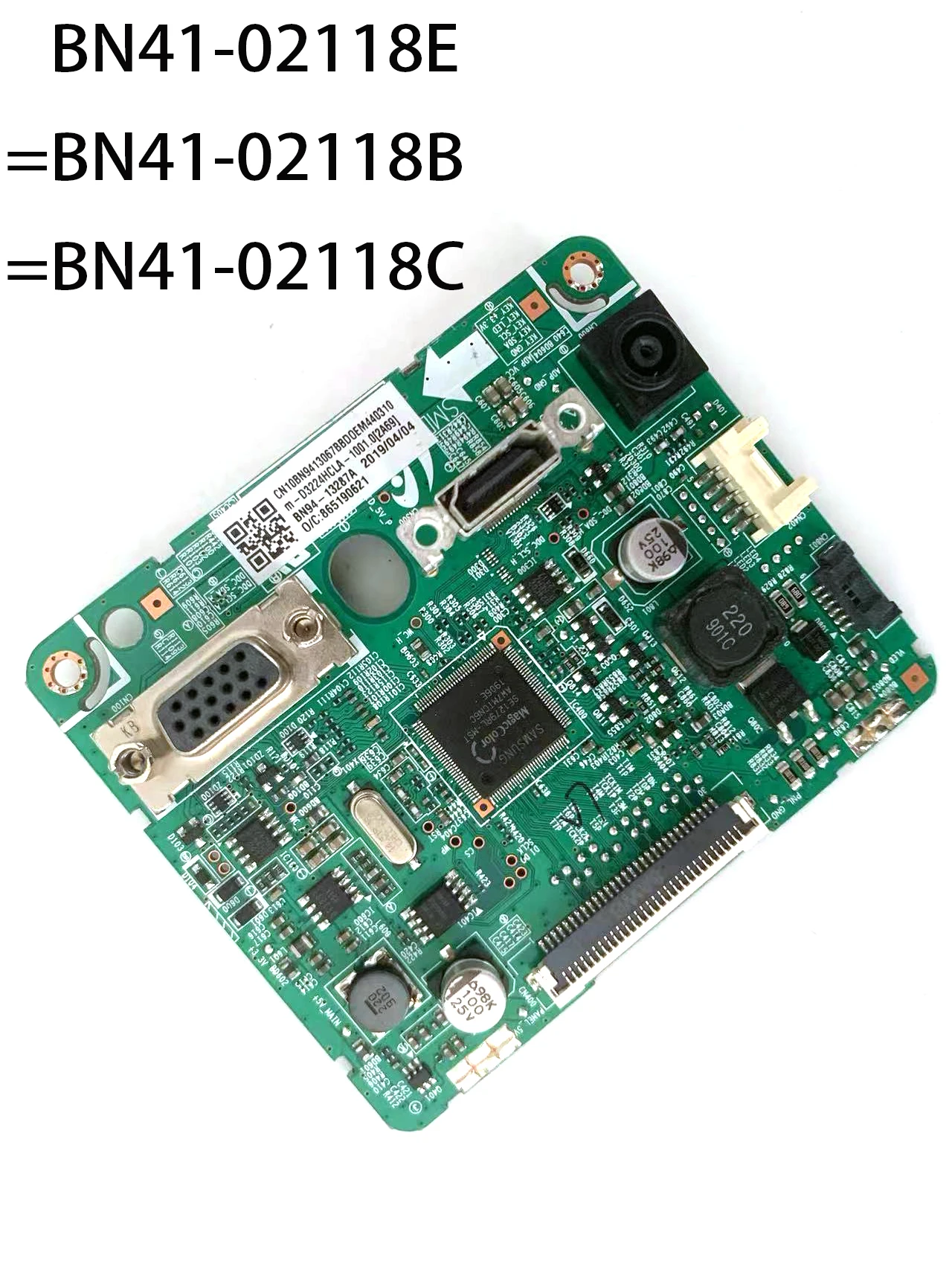 BN41-02118E = BN41-02118B = BN41-02118C MotherBoard is for Monitor S24D300H LS24D300 S24D330H LS24D330 Main Board BN94-07377C