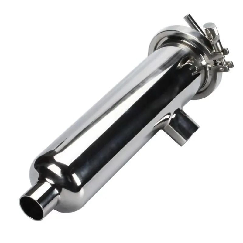 Sanitary stainless steel corner filter, suitable for food, pharmaceutical, dairy industry, precision filtration