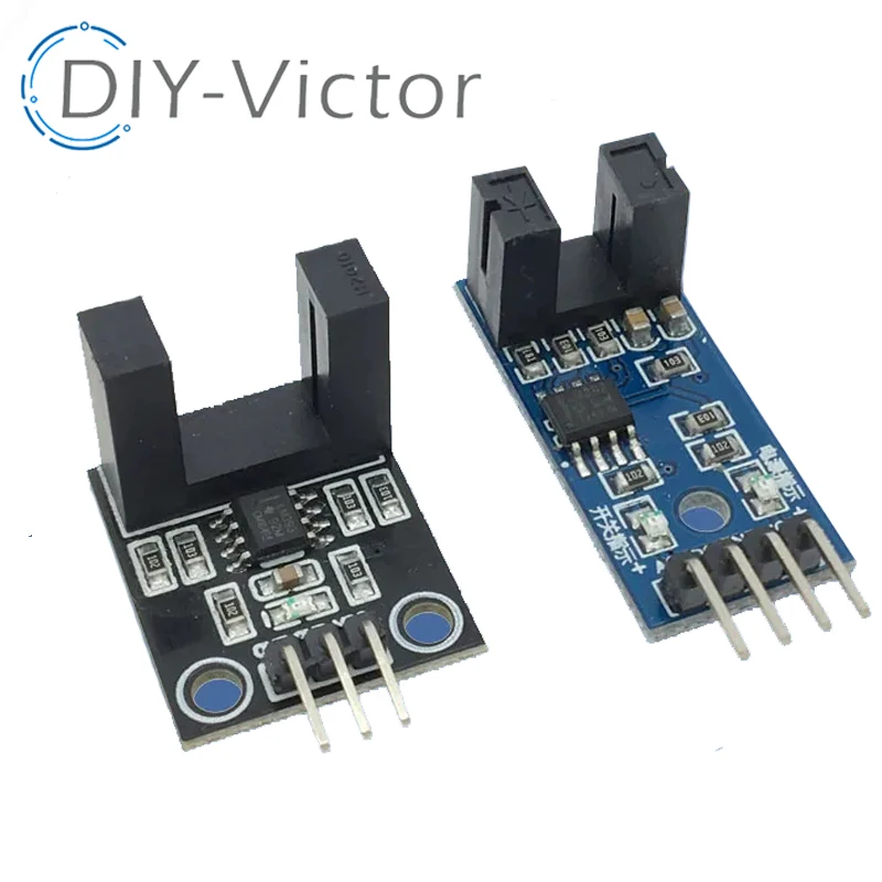 Slot Type IR Optocoupler Speed Sensor Module 3.3V-5V Counter Module 51 AVR PIC 3.3V-5V Diy Kit Optical Speed Measuring Module