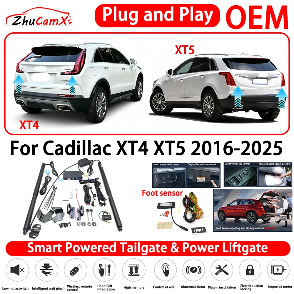 for Cadillac XT4 XT5 2016-2025 OEM Smart Powered Tailgate Power Liftgate Automatic Rear Trunk Tailgate Actuator System