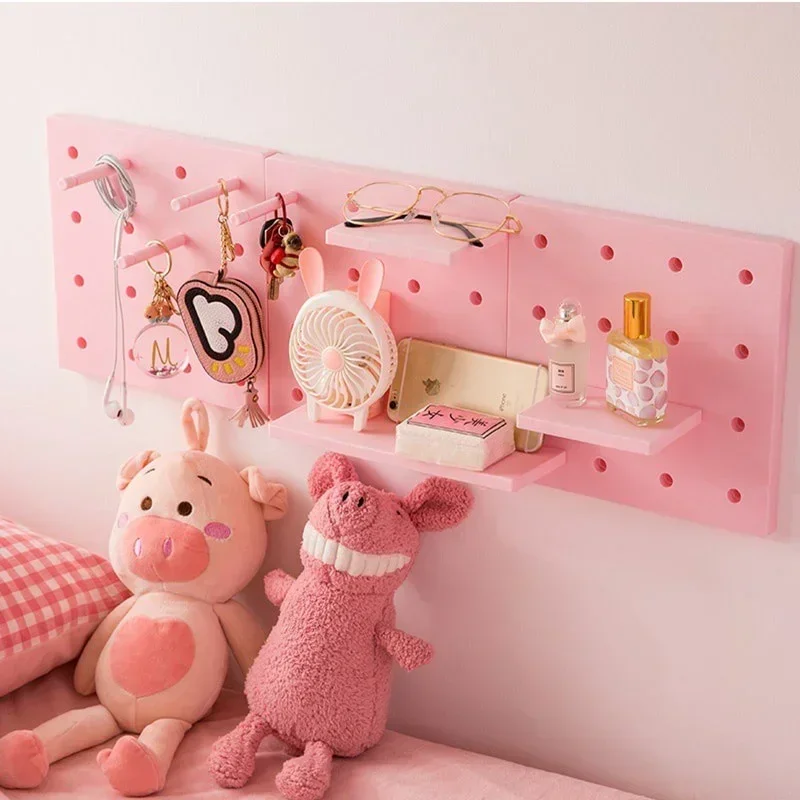 Non Punched Nail Board Display Rack Wall Mounted Storage Board Living Room Kitchen Bedroom Wall Mounted Decorative Wall Rack