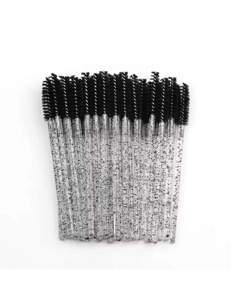 50-100PCS Crystal Wimper Borstel Kammen Professionele Wimper Extension Mascara Wands Make-Up Beauty Tool voor Wimpers - afbeelding 2