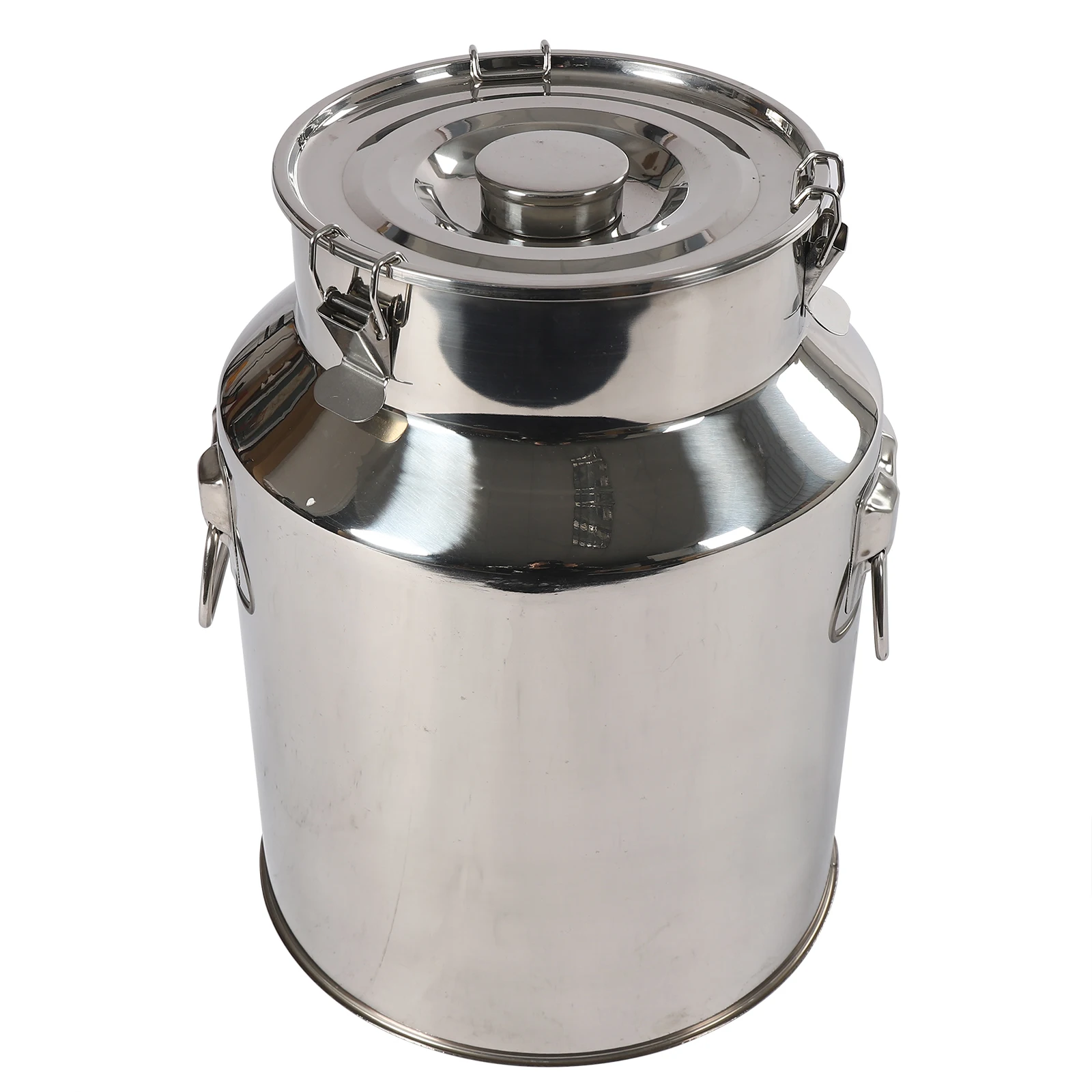 28L/6,16Gal 201 Edelstahl-Zylinder Luftdichte Milchkanne Rostfrei zur Aufbewahrung von Wasser, Milch, Wein, Käse, Sahne, Mehl – Detail 2