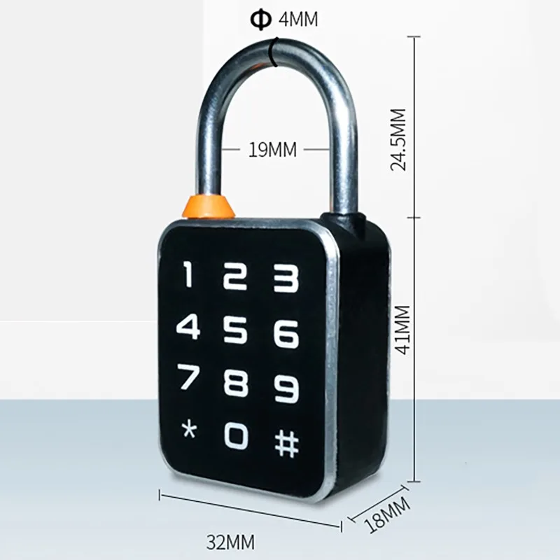 Mini lucchetto intelligente 3 in 1 con ricarica USB Tuya APP lucchetto portatile con combinazione password per impronte digitali per armadi, porte, biciclette