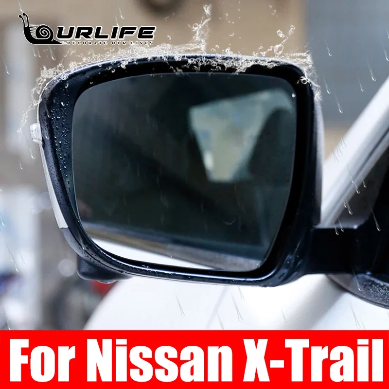 

Полное покрытие зеркала заднего вида, противотуманная наклейка на автомобильное зеркало, автомобильные аксессуары для Nissan X-Trail T31 T32 2008-2021 2017 2018 2020