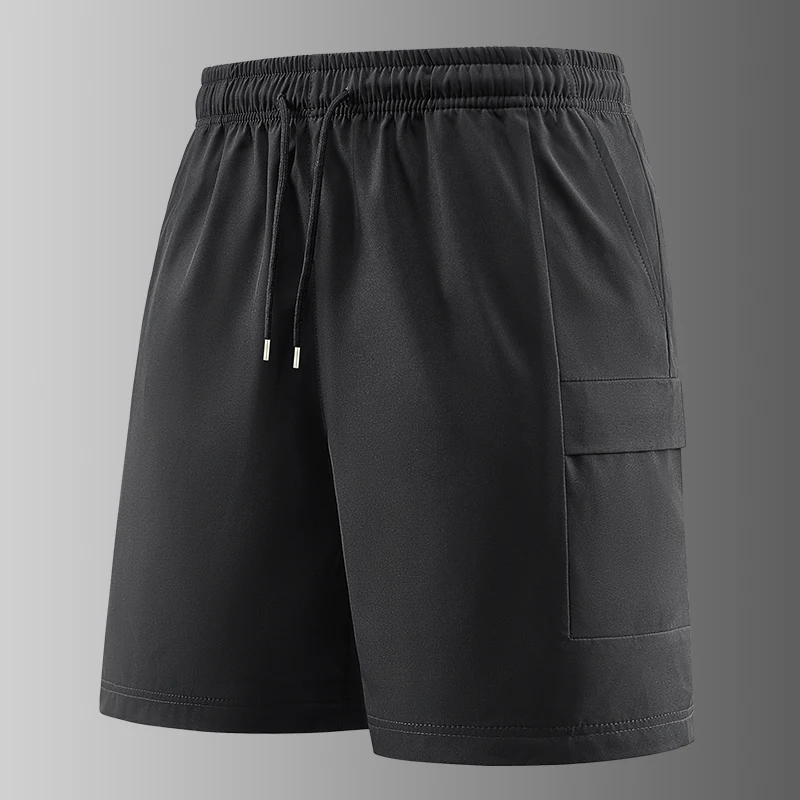 Men's Summer Lightweight Breathable Loose Shorts for Outdoor Baseball Sports Sweat Absorbing Quick Drying Five Minute Shorts
