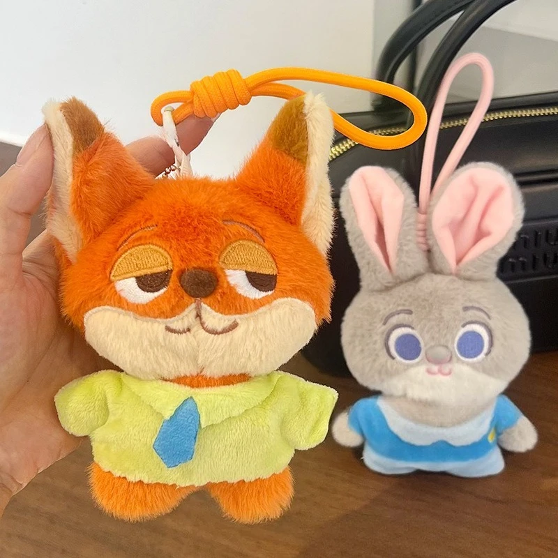 15 cm Disney Zootopia 2 Nick Wilde Faultier Plüsch Gefüllt Schlüsselbund kinder Rucksack Paar Rucksack Dekoration Puppe Kinder Spielzeug