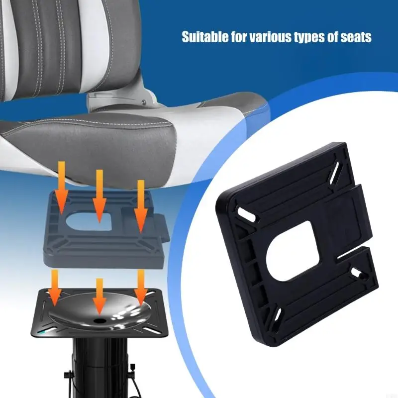 D5BE ABS Fishing Boat Base Quick Installation System Fishing Boat Mount Base Easy to Use