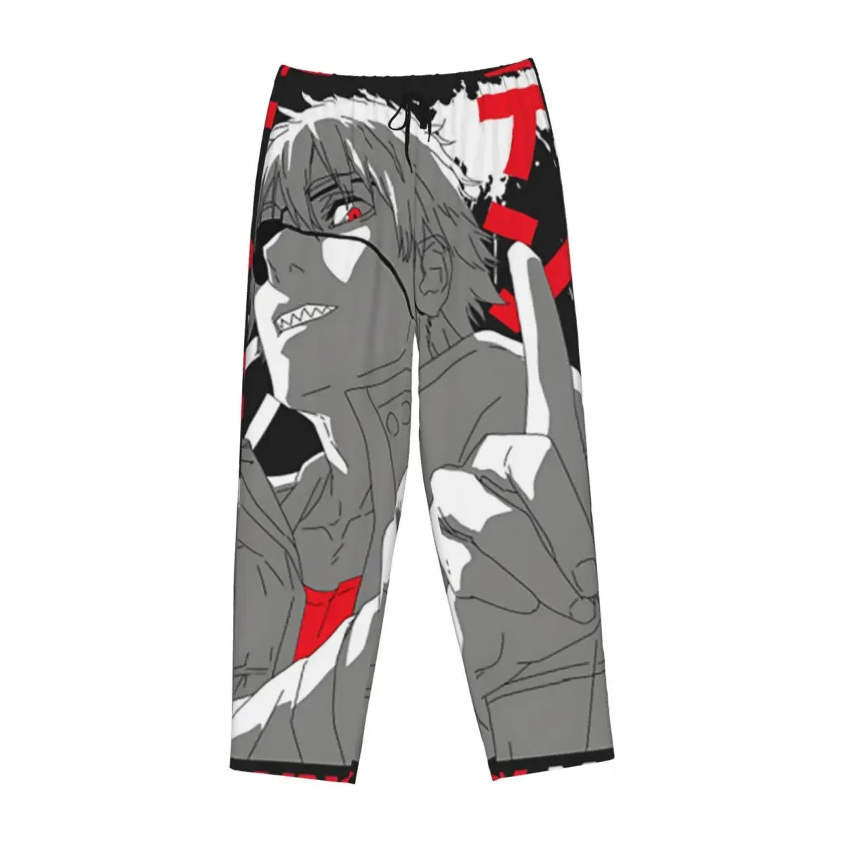 

Женские пижамные брюки с карманами в стиле аниме «Человек-бензопила» (дьявольский дизайн)