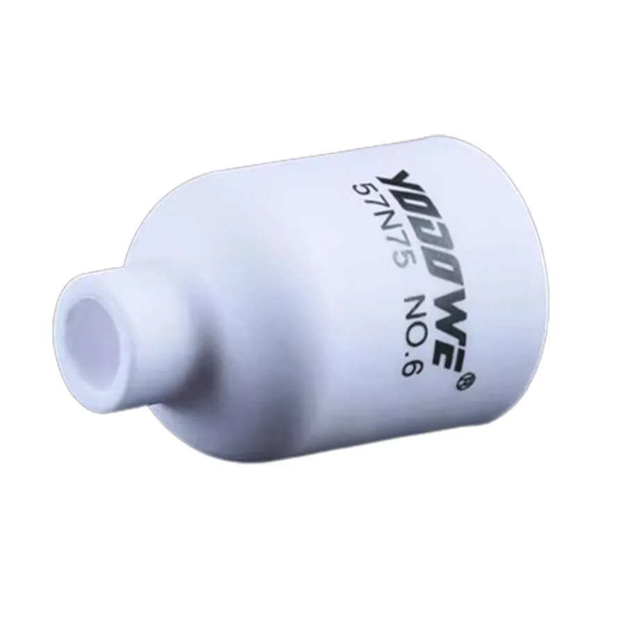 Argon arc welding ceramic nozzle general Argon arc welding ceramic nozzle accessories White ceramic nozzle 6/8/10/12