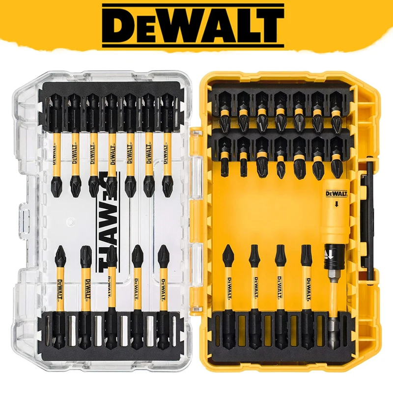 

DEWALT Original DT70739T-QZ BIT SET 25MM-57MM PH1/2/3 PZ1/2/3 T20/25/30 Wooden Metal Power Tool Accessories