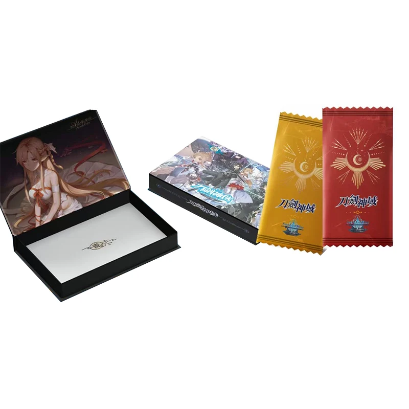 

Оптовая продажа Sword Art Online TCG Коллекционная коробка Ограниченная серия Holo Редкие карты, официальный подарочный набор аниме Art Series для фанатов