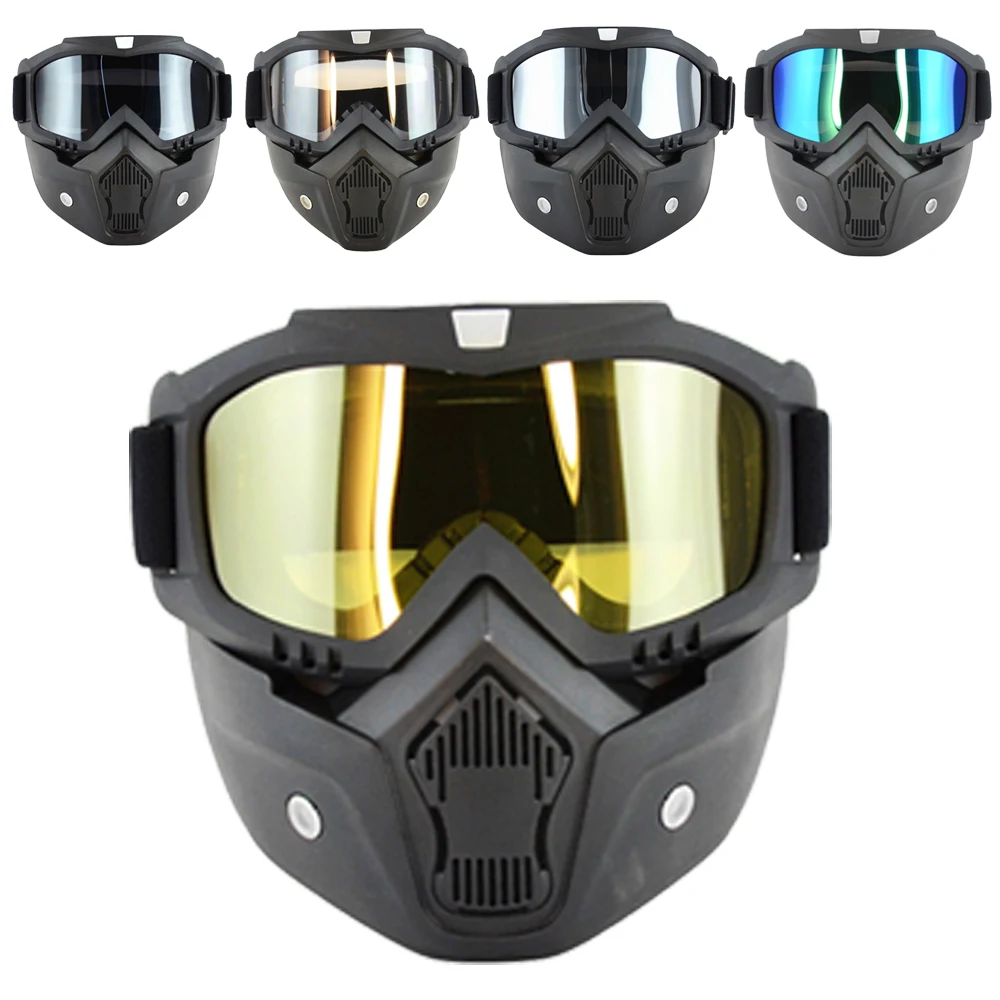 

Unisex Outdoor Ski Snowboard Mask Snowmobile Skiing Goggles Windproof Motorcycle Motocross Protective Glasses Safety Goggles