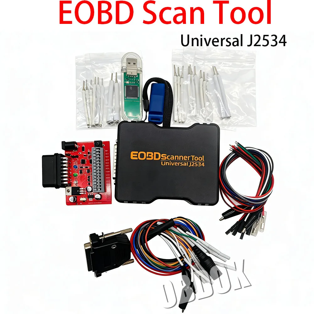 

Новейший сканер EOBD, универсальный инструмент J2534, совместимый с PCMFLASH KTFLASH SM2 V1.20, программатор ECU с двумя донглами.