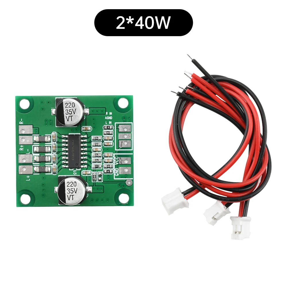 2*40W Digital Sound Amplifier Board CS8673E Stereo Audio Amplifiers Module DC 7-25V Power AMP Board for Car Audio System