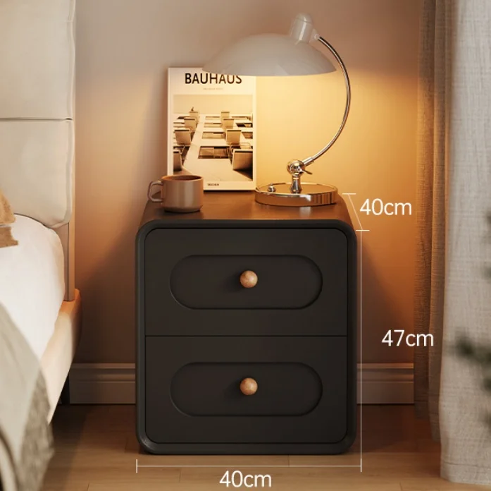 *Bedside Table Household Bedroom New Stylish Luxury High-end Small Ultra-narrow Minimalist Bedside Storage Cabinet
