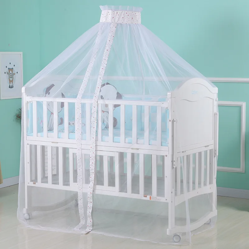 Universal Foldable Netting Mosquito Net Infant Canopy Round Bed Canopy Mosquito Net For Baby Summer Baby Crib Net Crib Dome