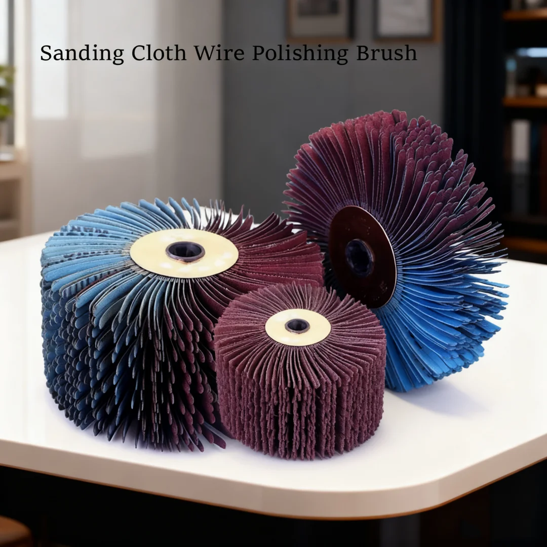 118x60mm Sanding Cloth Wire Polishing Abrasives Wire Drum Wood Brush Drill Woodworking Buffing Grinding Head Wheel Grit80~600