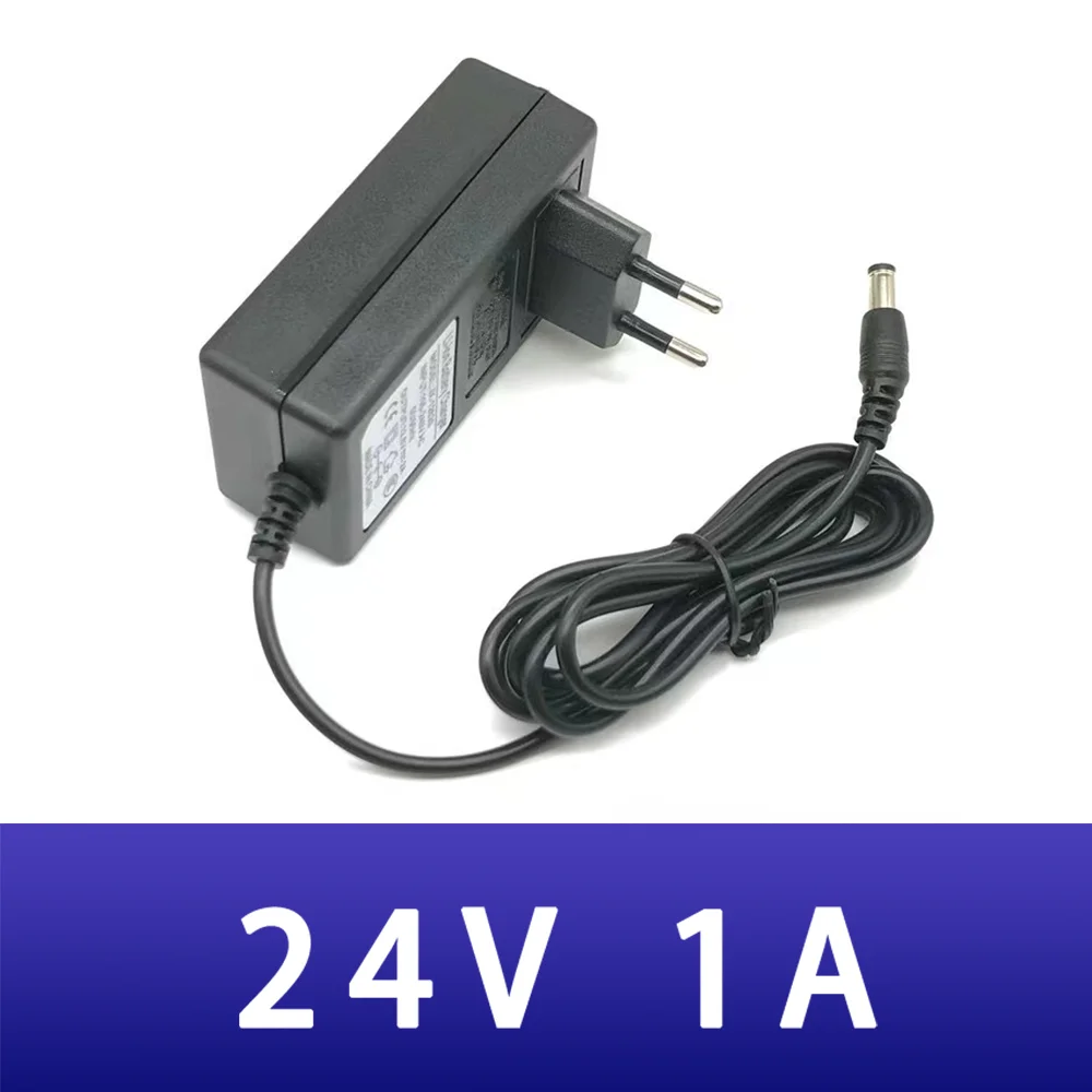 

2024 Newest 24V 1A Power Adapter 110V-220V Converter Server US EU UK AU Plug Power Adapter for LED CCTV