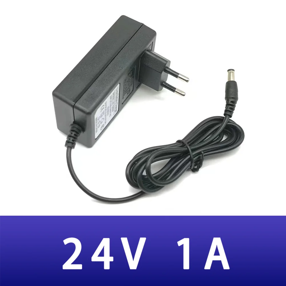 2024 Newest 24V 1A Power Adapter 110V-220V Converter Server US EU UK AU Plug Power Adapter for LED CCTV