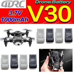 1-20PCS Original 4DRC V30 Helicopter Battery 3.7V 1000MAh For 4D-V30 Mini Drone Battery Replacement V30 Accessory Parts