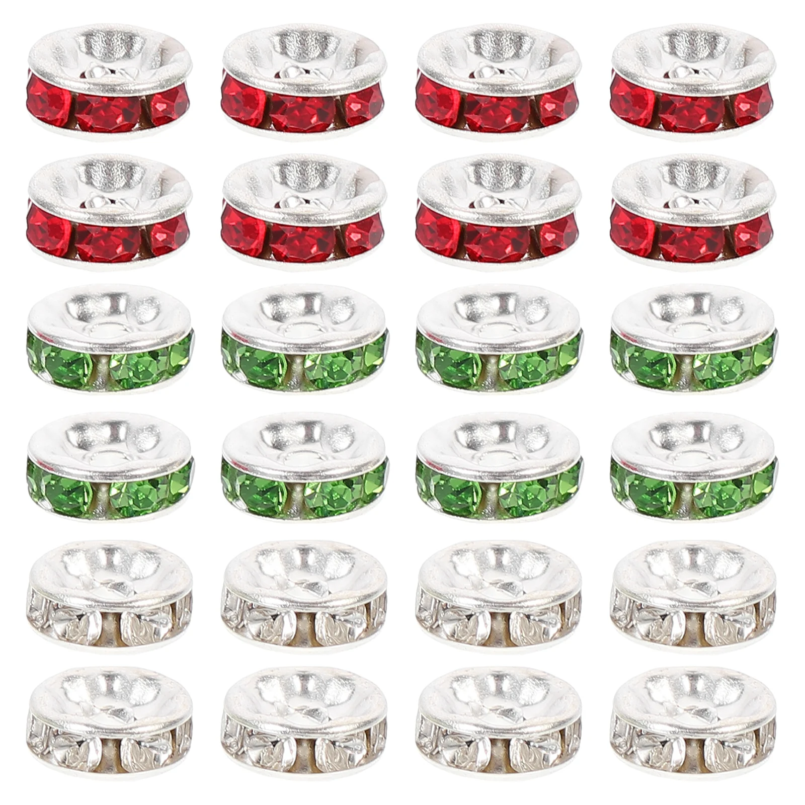 

Round Beaded Accessories Beads Loose for Crafts Jewelry Making Charm Bracelet Spacers
