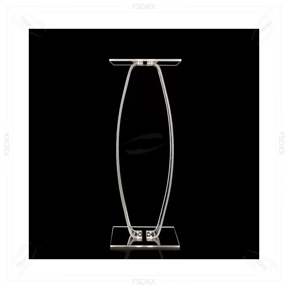 FSDKX Decorations Luxury Gold Metal Crystal Candle Holder Candlestick Table Centerpiece for Wedding Event Table