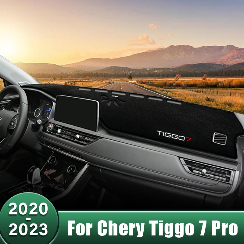 

Car Dashboard Cover Anti-UV Case Avoid Light Pads Sun Shade Mats Carpets Accessories For Chery Tiggo 7 Pro 2020 2021 2022 2023