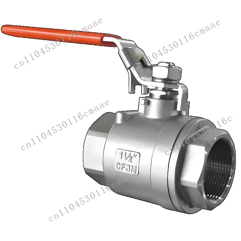 

B3 Valve Manual Handle Rod, Stainless Steel 1 Inch, Two Piece, CF8M SS304 Closed Ball Valve with Mounting Pad, Industrial