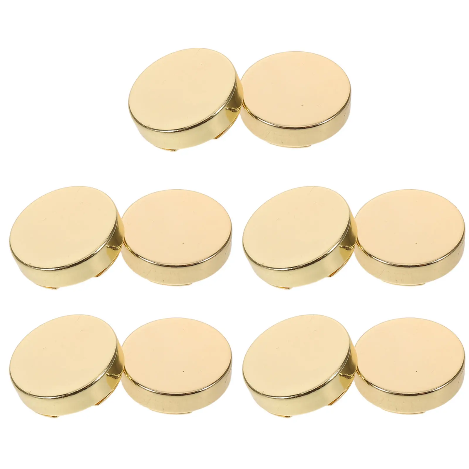 

10Pcs Copper Turtle Button Covers Polished Round DIY Shirt Button Covers Jacket Decorative Buttons Craft Embellishments