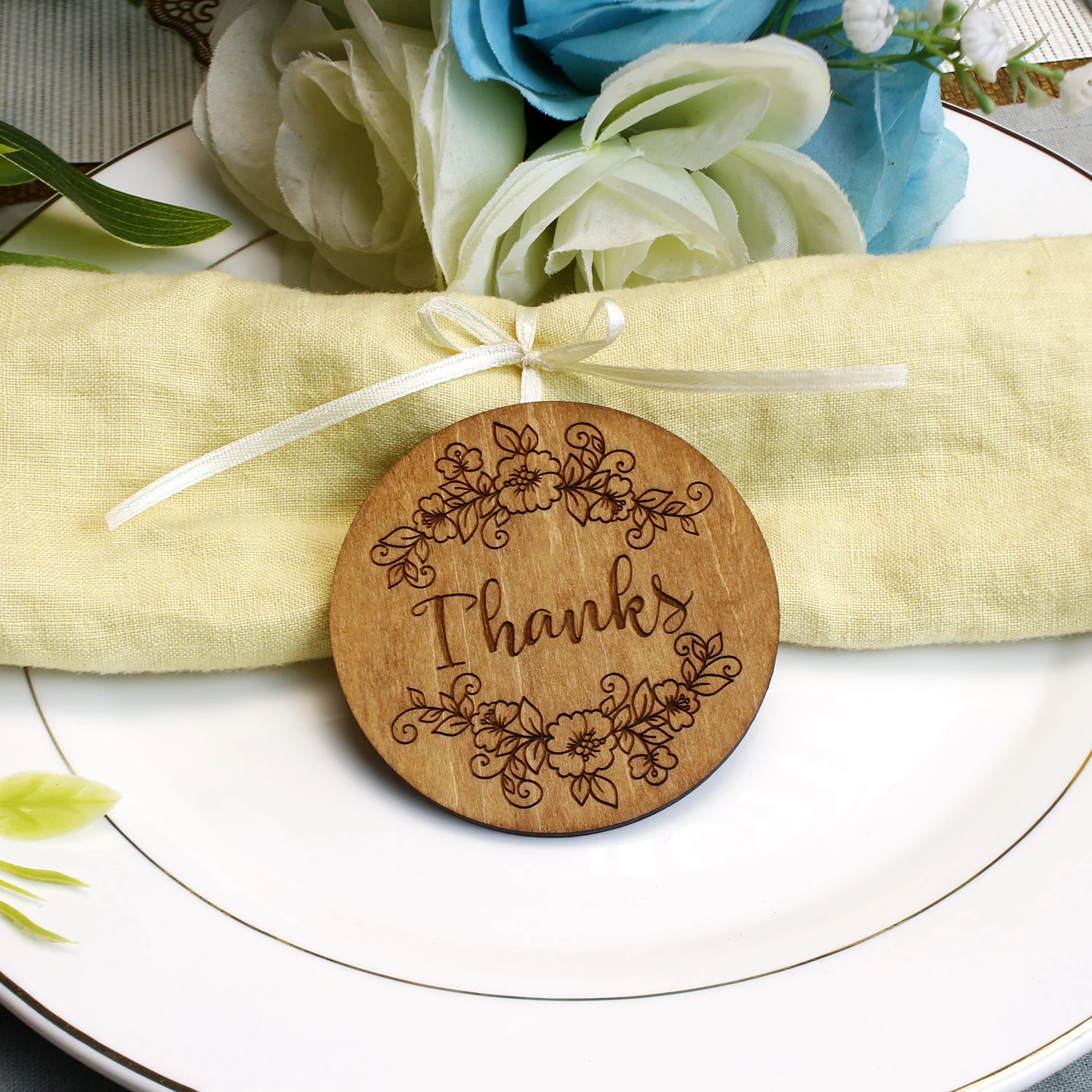 

Personalized Wooden Engraving Tags, Custom Wedding Tags,Rustic Wedding,Valentines Day Favors