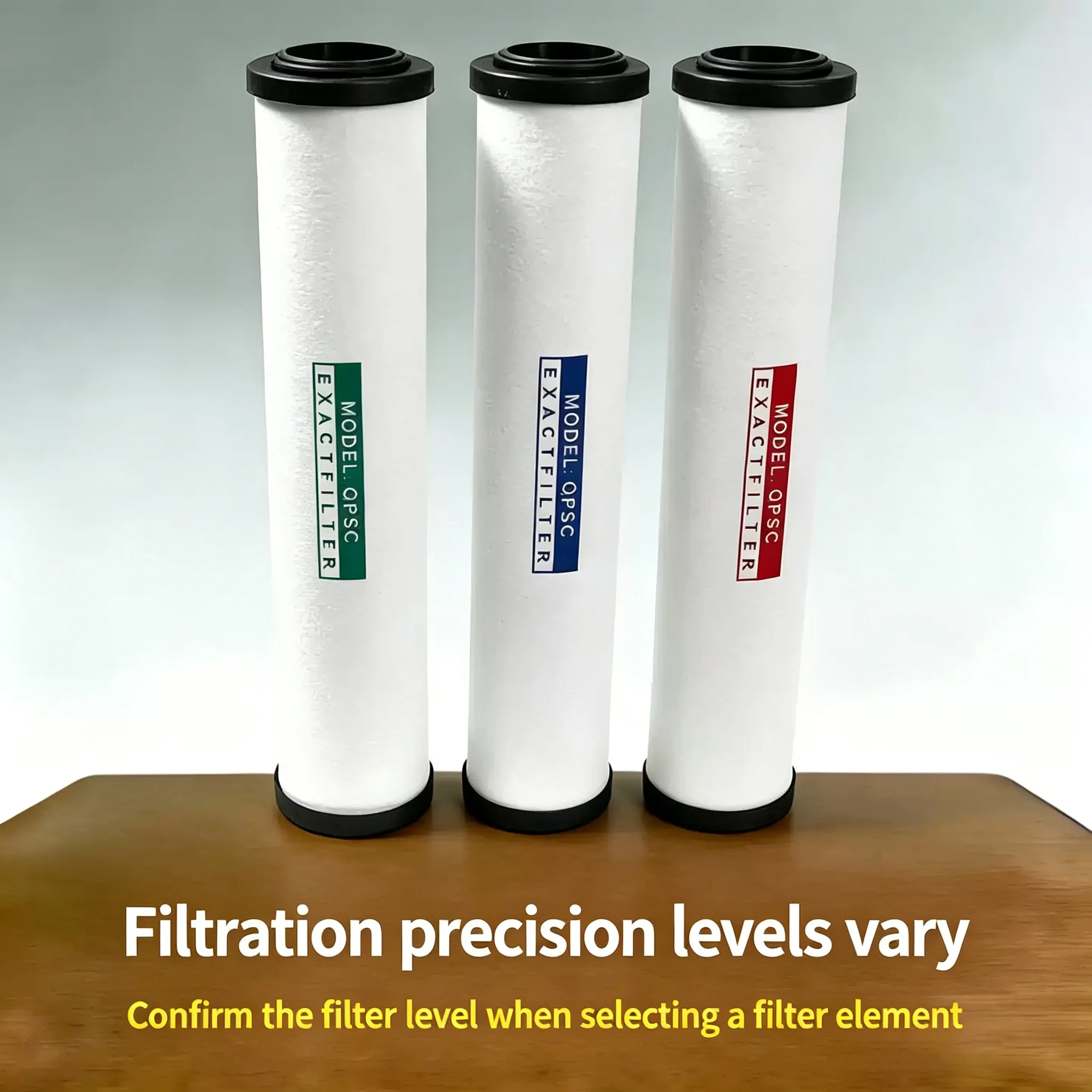 Precision 015/024/035/060 Filter Element  Grade Refrigerated Dryer Air Compressor Filter Element QPS Compressed Air