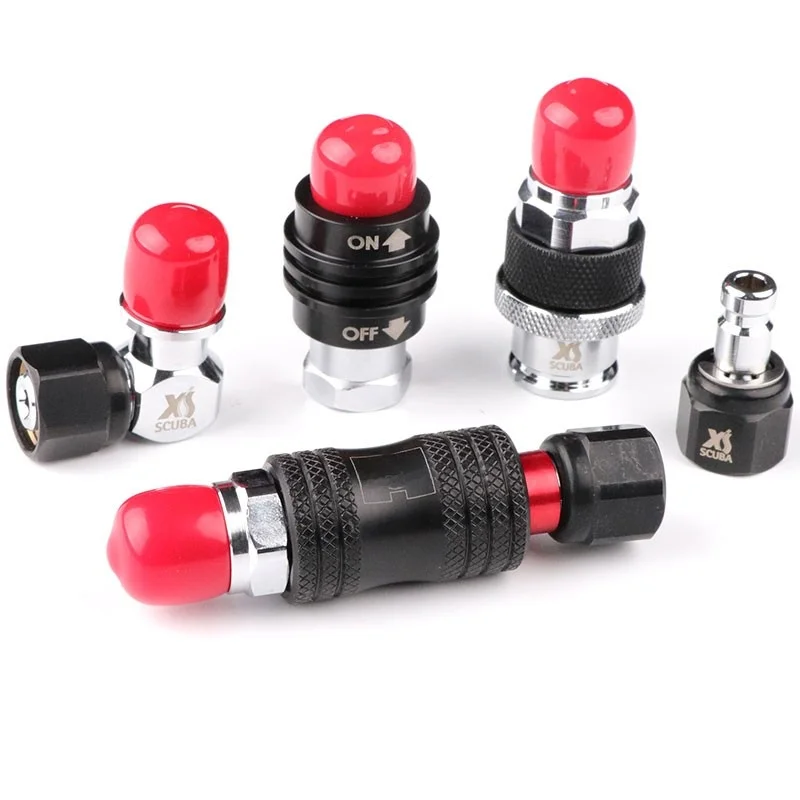 luxury-version-xs-scuba-adapter-low-pressure-tube-online-check-valve-red-green-indicator-ccr-suitable-diving-accessories