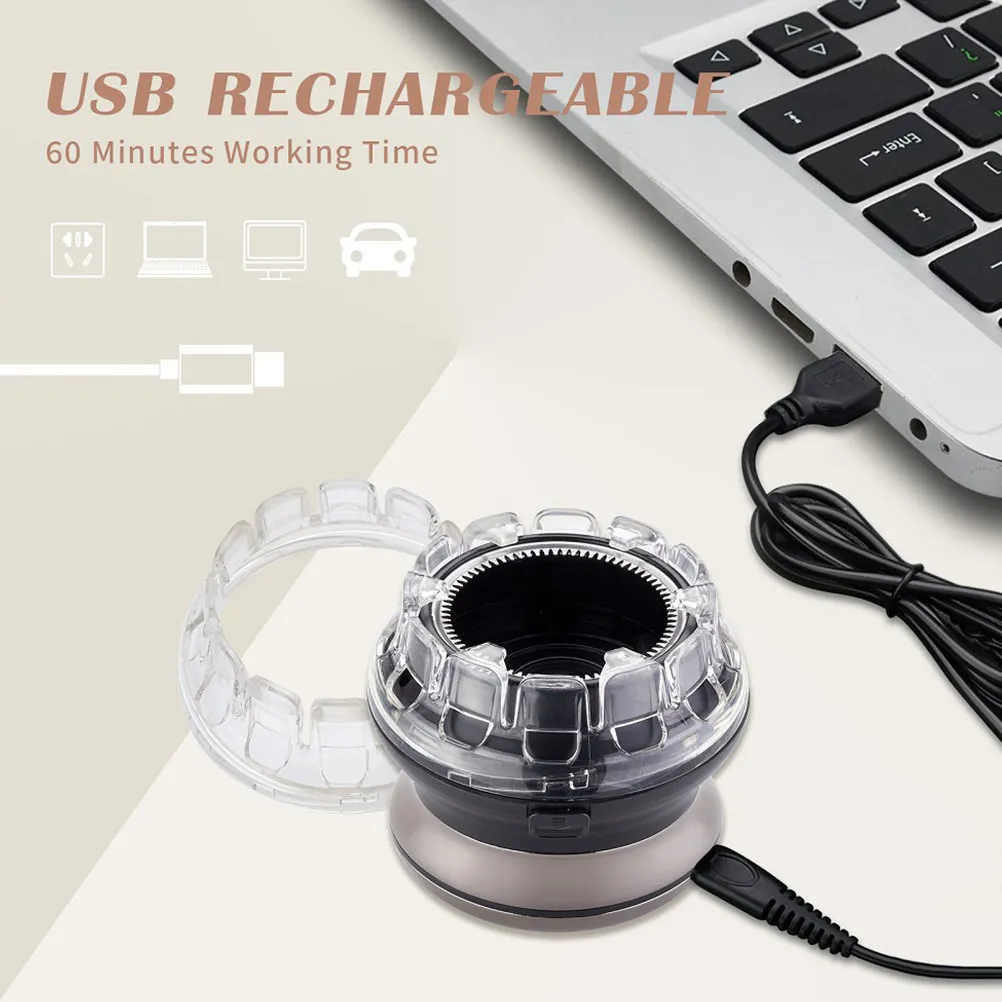 Electric Hair Cutter Set 360 Degree Auto Rotating Trimmer Machine Rechargeable Barber Clipper Hair Clipper Smooth Cutting Easy view 5