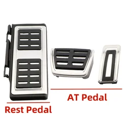 Stainless Steel Pedal Cover for Volkswagen VW Golf 7 8 GTi MK7 Polo A05 Passat B8 Skoda Kodiaq Rapid Octavia 5E 5F A7 2014-2023
