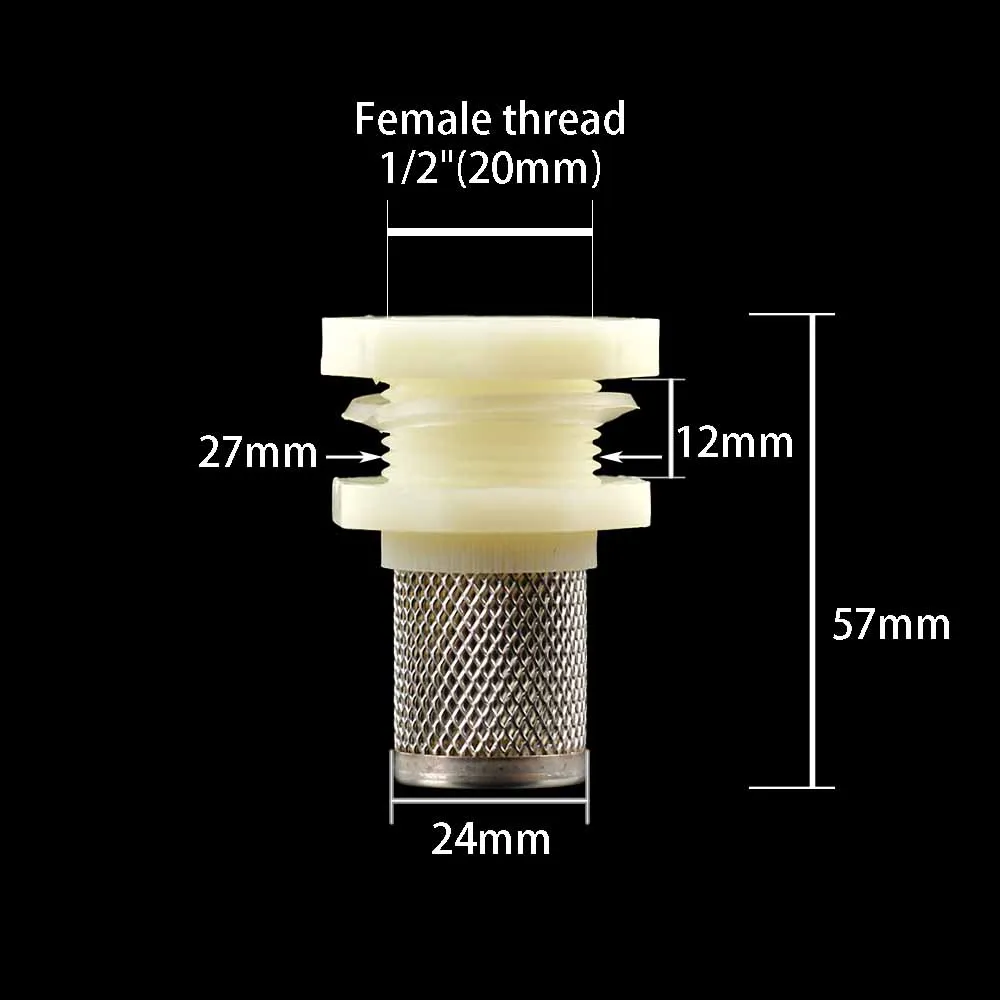IBC Tank Tap Adapter Valve S60X6 Coarse Thread Garden Faucet 1/2 3/4\