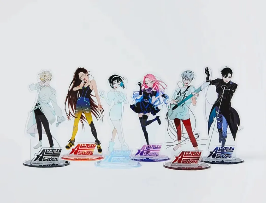 ALIEN STAGE IVAN &TILL MIZI&SUA Acrylic Stand Anime Action Figure Accessories Collection Kids Figure Toys Gift Desktop ornaments