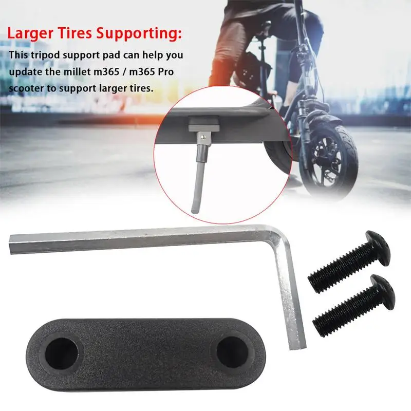 Parking Electric Scooter Foot Support Electric Scooter Tripod Support Gasket High Gasket For XiaomiM365/ M365 Pro Scooter