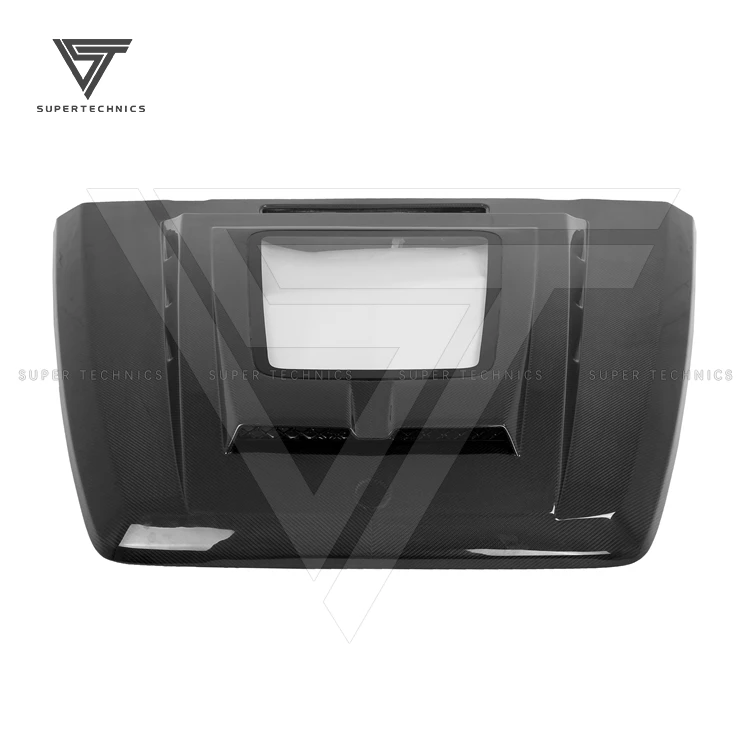 BS Style Dry Carbon Fiber Hood With Glass For Benz G-Class W464 G500 AMG G63 2018-2022