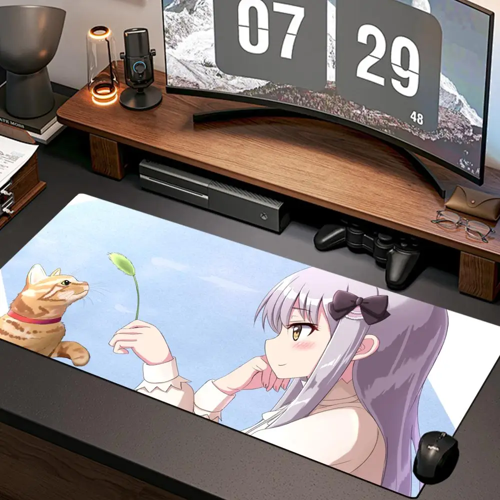 Yukina minato Mouse Pad New Computer Home Mousepad XXL Desk Mats Natural Rubber Office Anti Slip Gaming Accessories pad